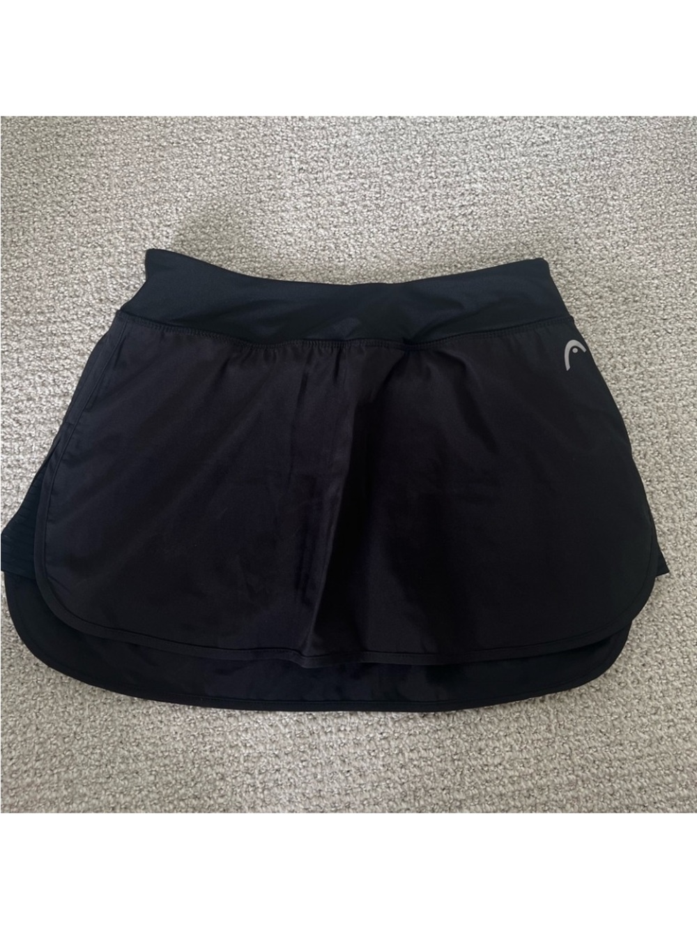 HEAD Women's Athletic Skirt Black Tennis Golf Activewear Skort Sz XS Excellent